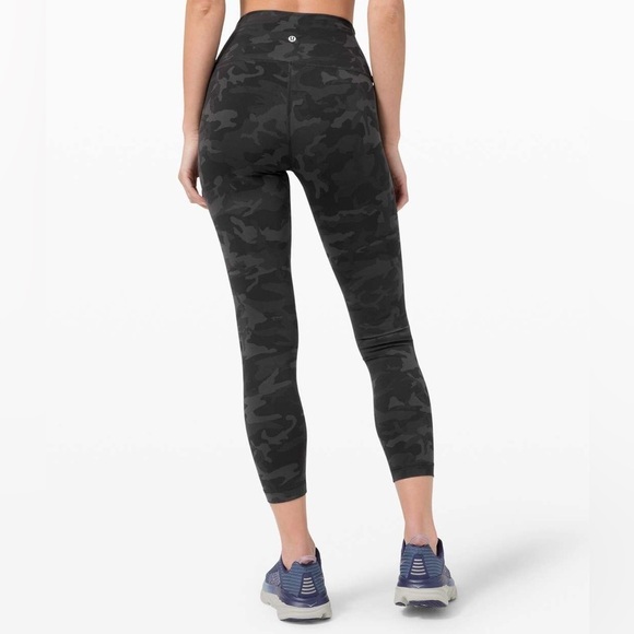 Lululemon Train Times Crop *25” Incognito Camo Multi Grey / Black - Picture 10 of 10